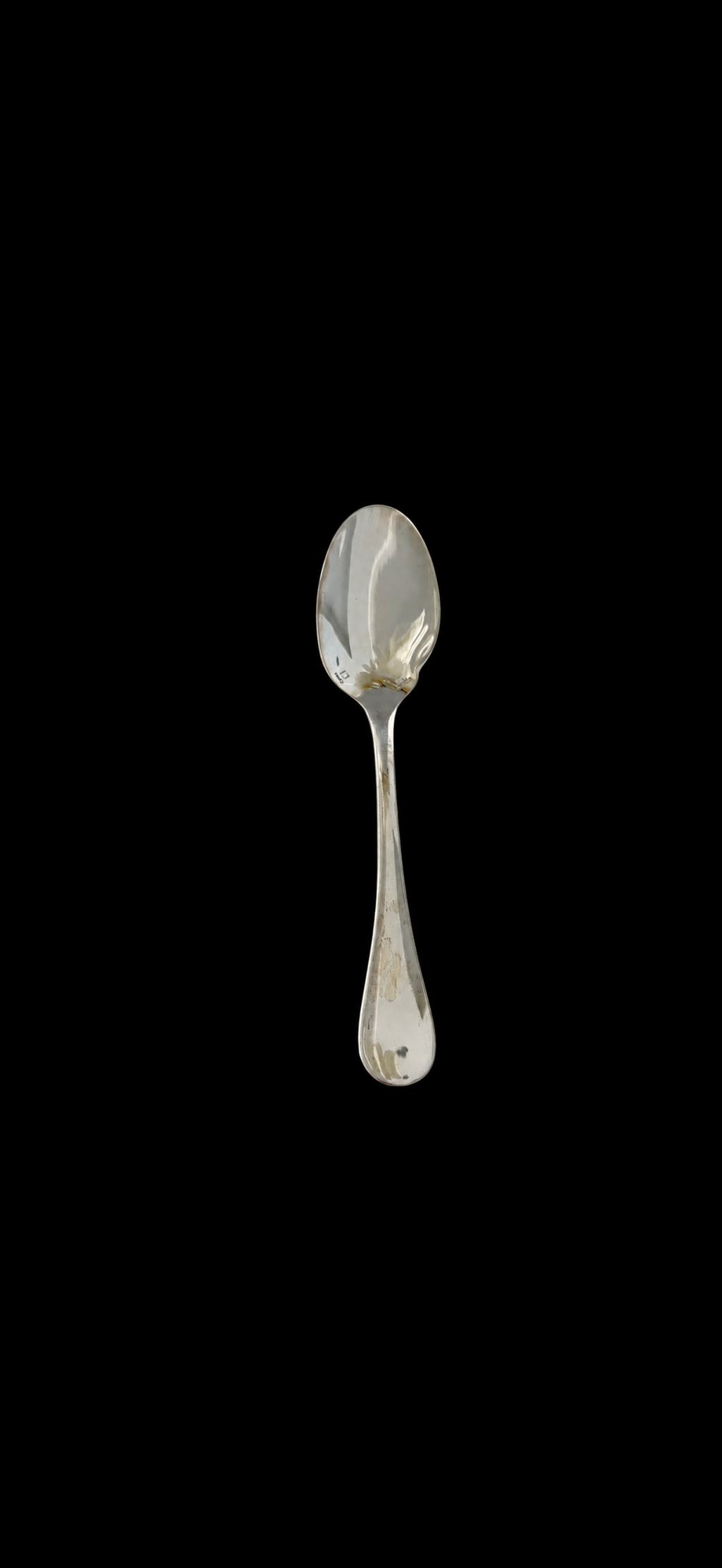 Christofle Uni Plat, 6 cuillères à sauce individuelles en métal argenté, neuves