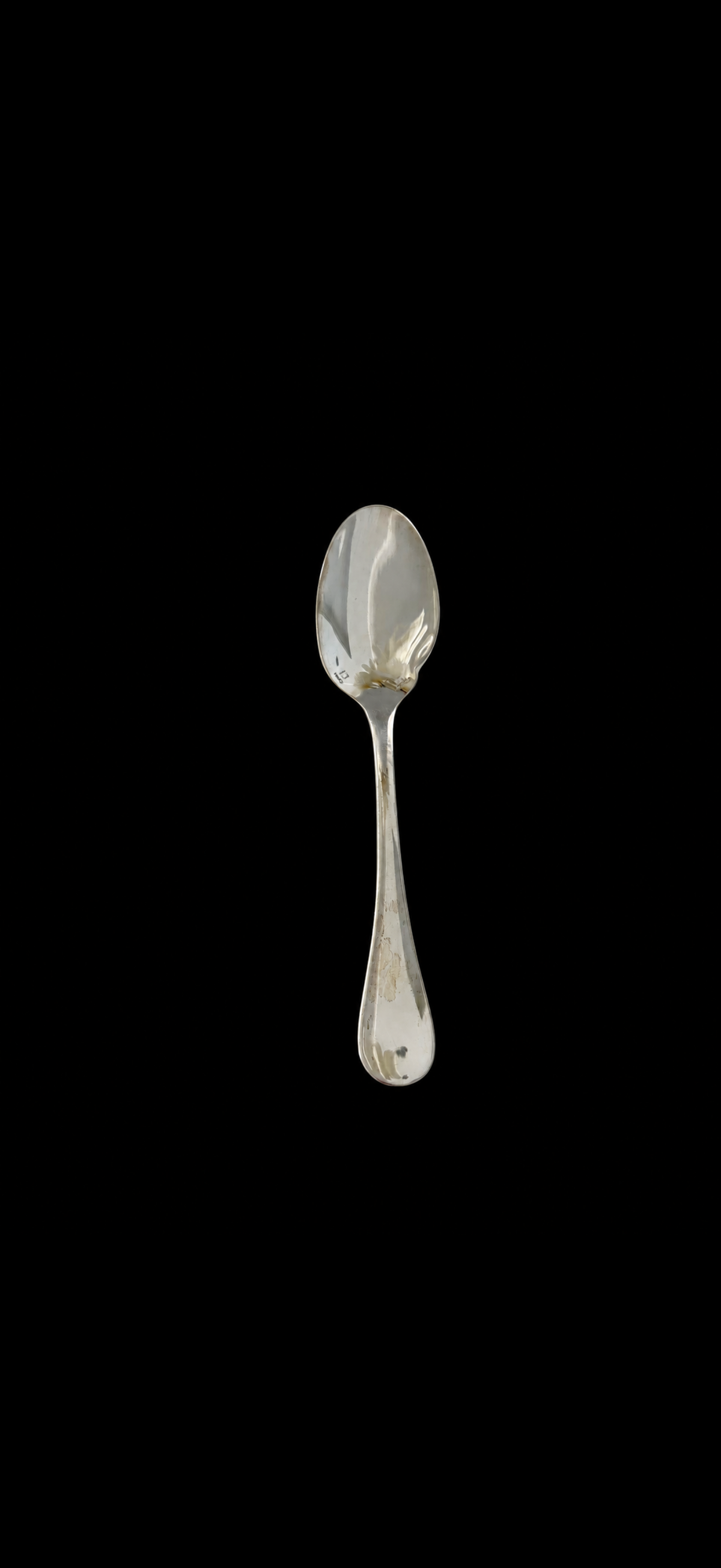 Christofle Uni Plat, 6 cuillères à sauce individuelles en métal argenté, neuves