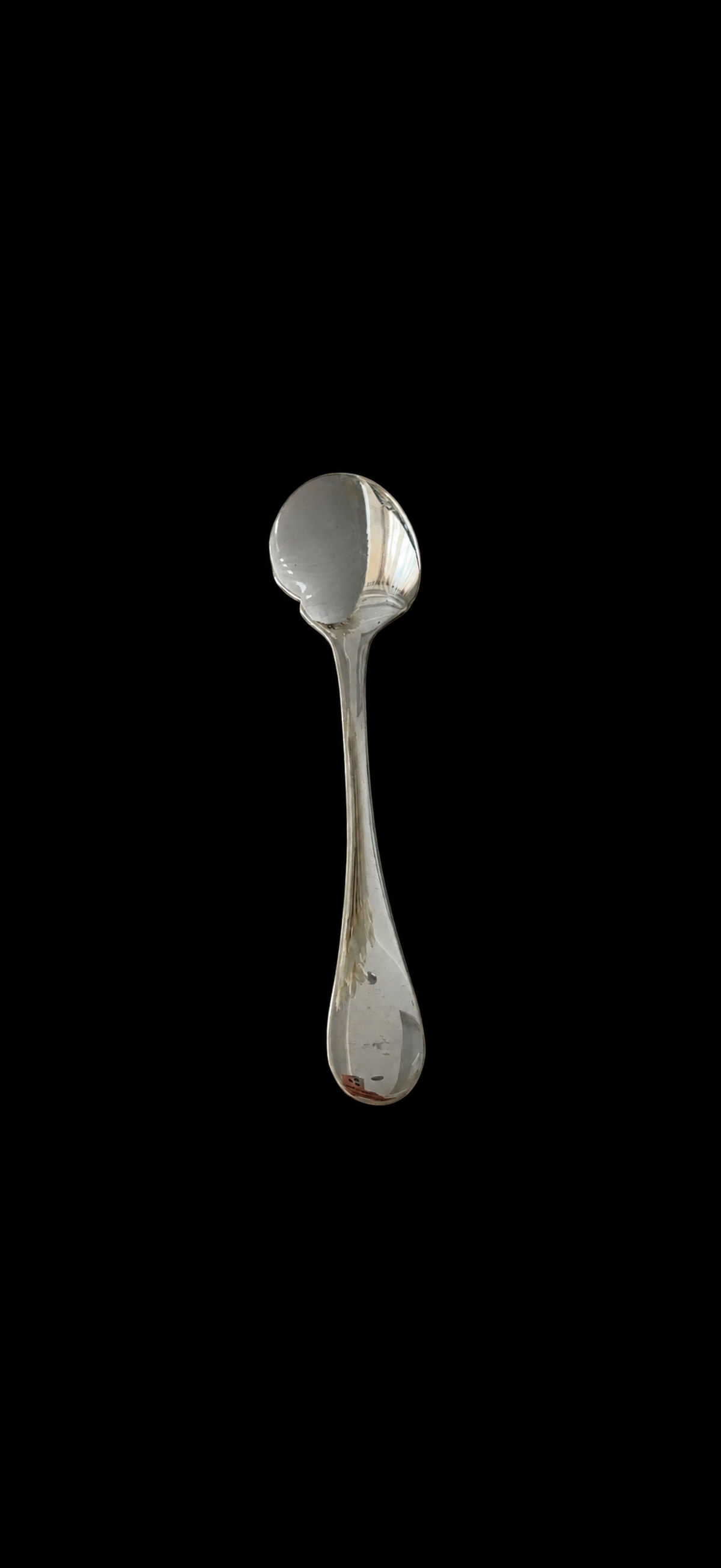 Christofle Uni Plat, 6 cuillères à sauce individuelles en métal argenté, neuves