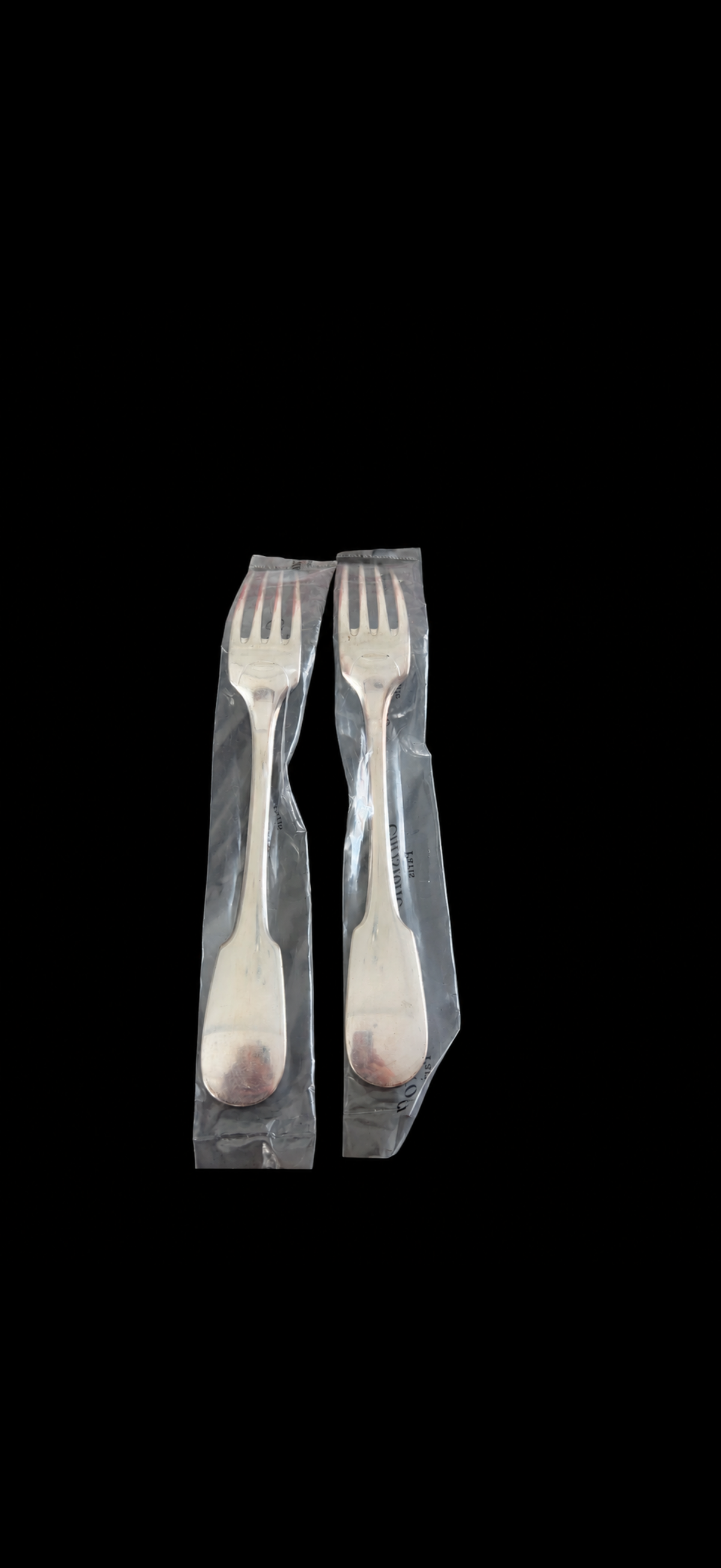 Christofle Cluny, fourchette de table en métal argenté, neuve sous blister