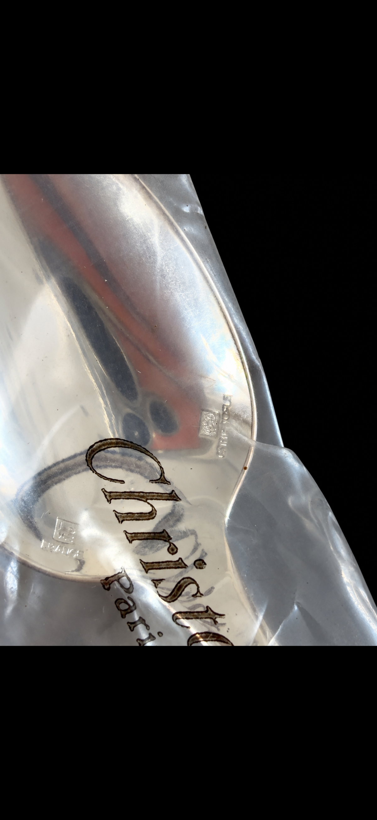 Christofle Cluny, petite cuillère à café ou à thé en métal argenté, neuve sous blister