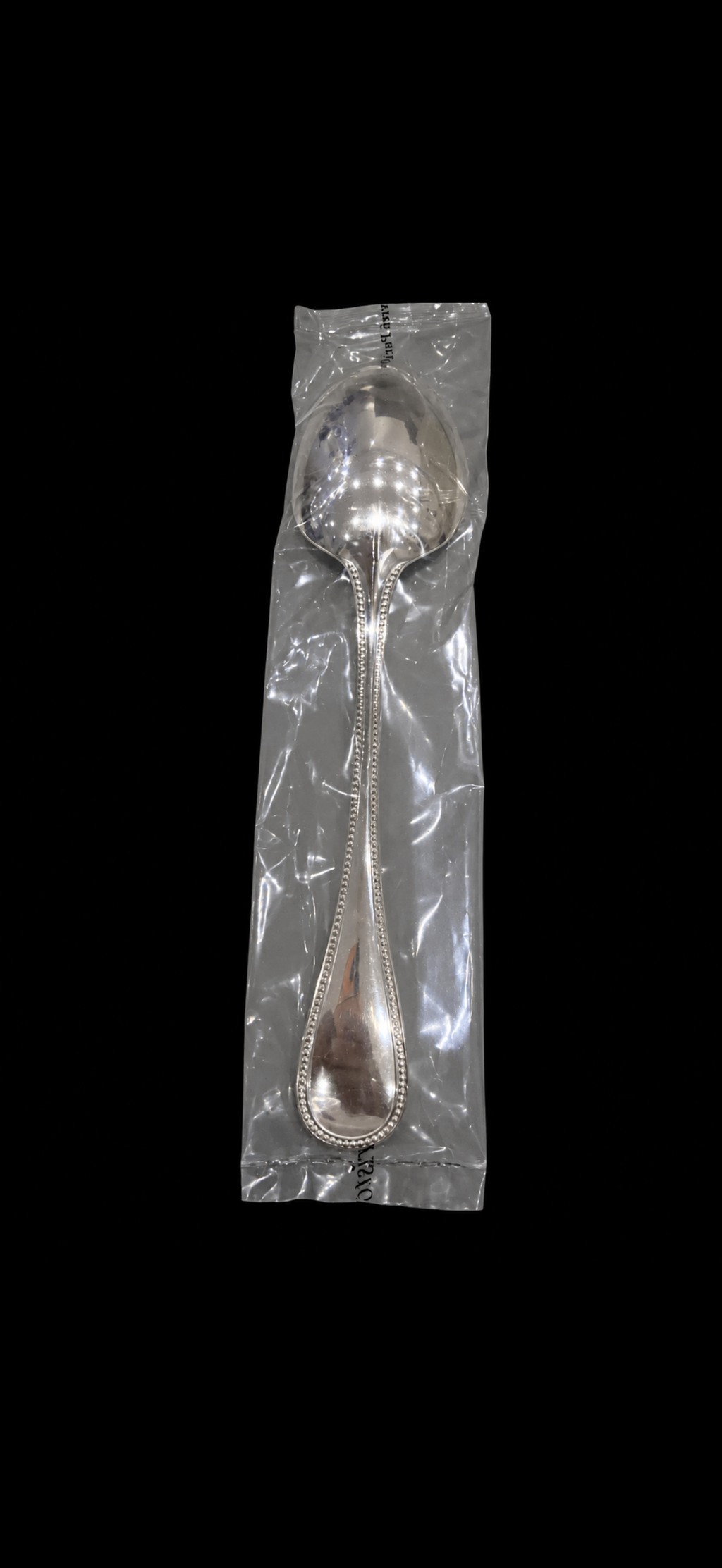 Christofle Perles, cuillère à soupe en métal argenté à la pièce, neuve sous blister