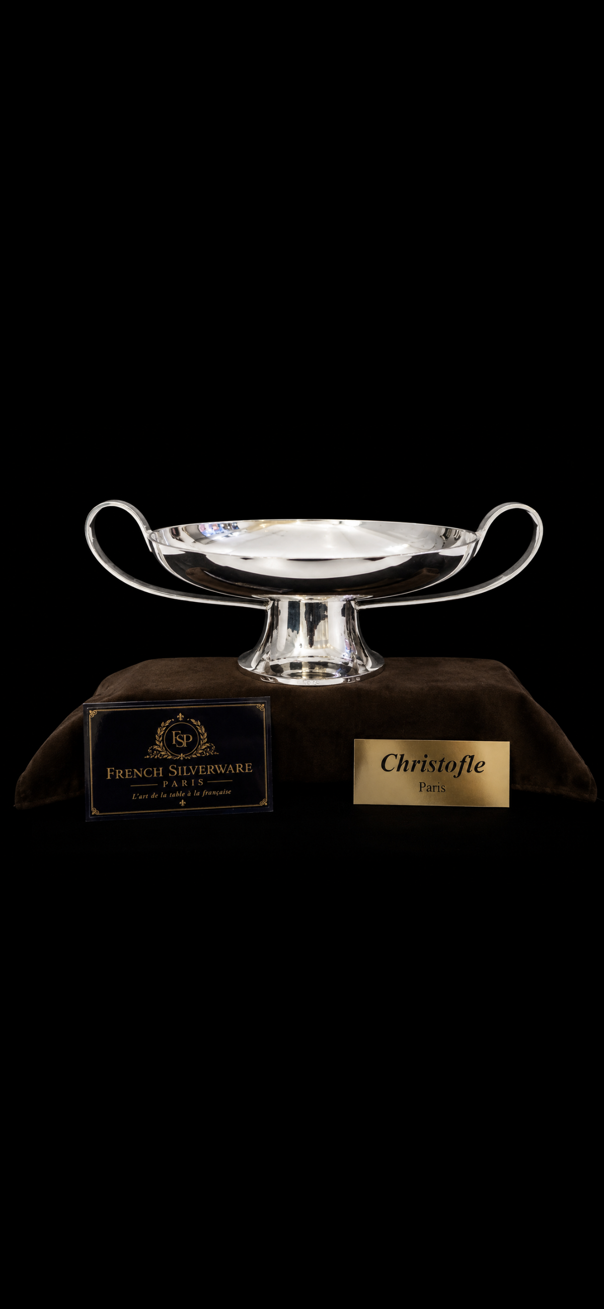 Coupe Christofle par Christian Fjerdingstad, Art déco, vue de face