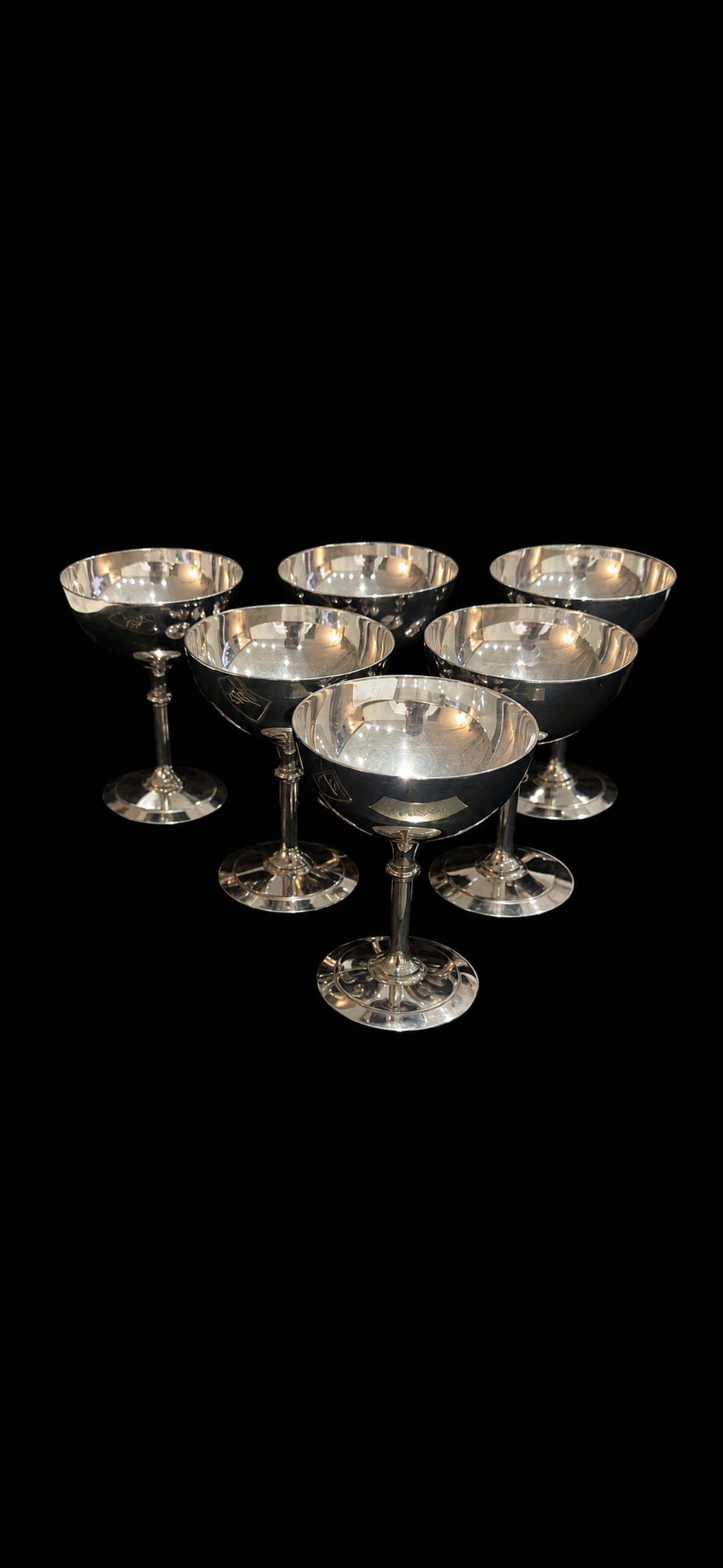 Coupes à glace Christofle Méribel, détail d'une coupe