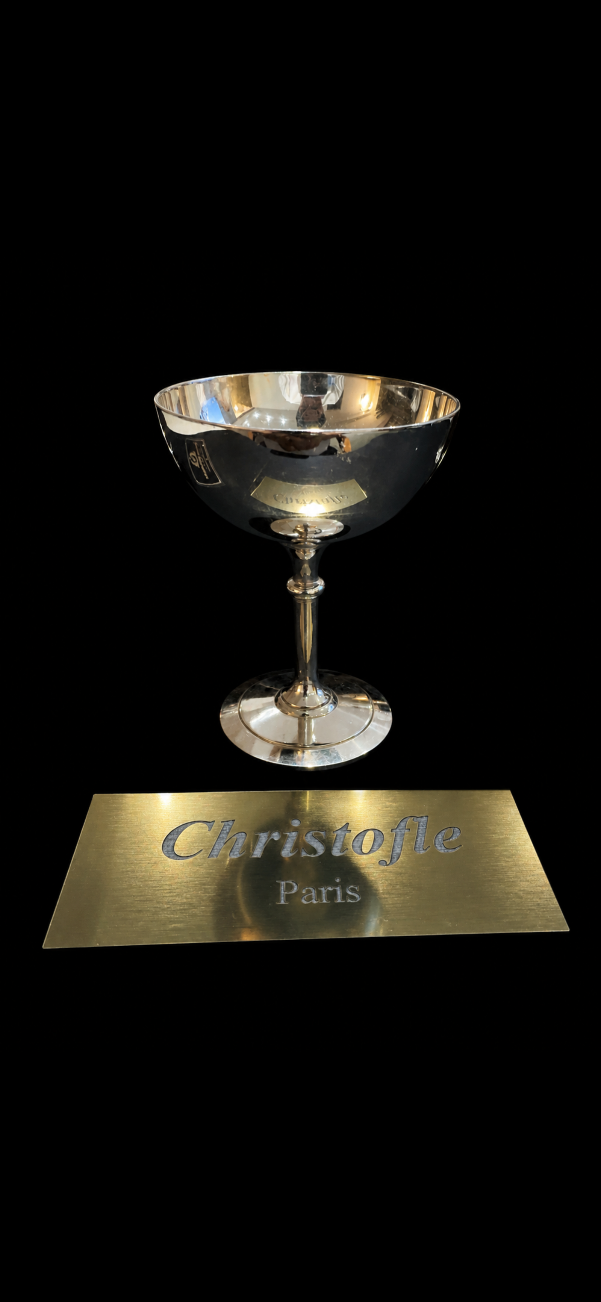 Coupes à glace Christofle Méribel, vue de profil