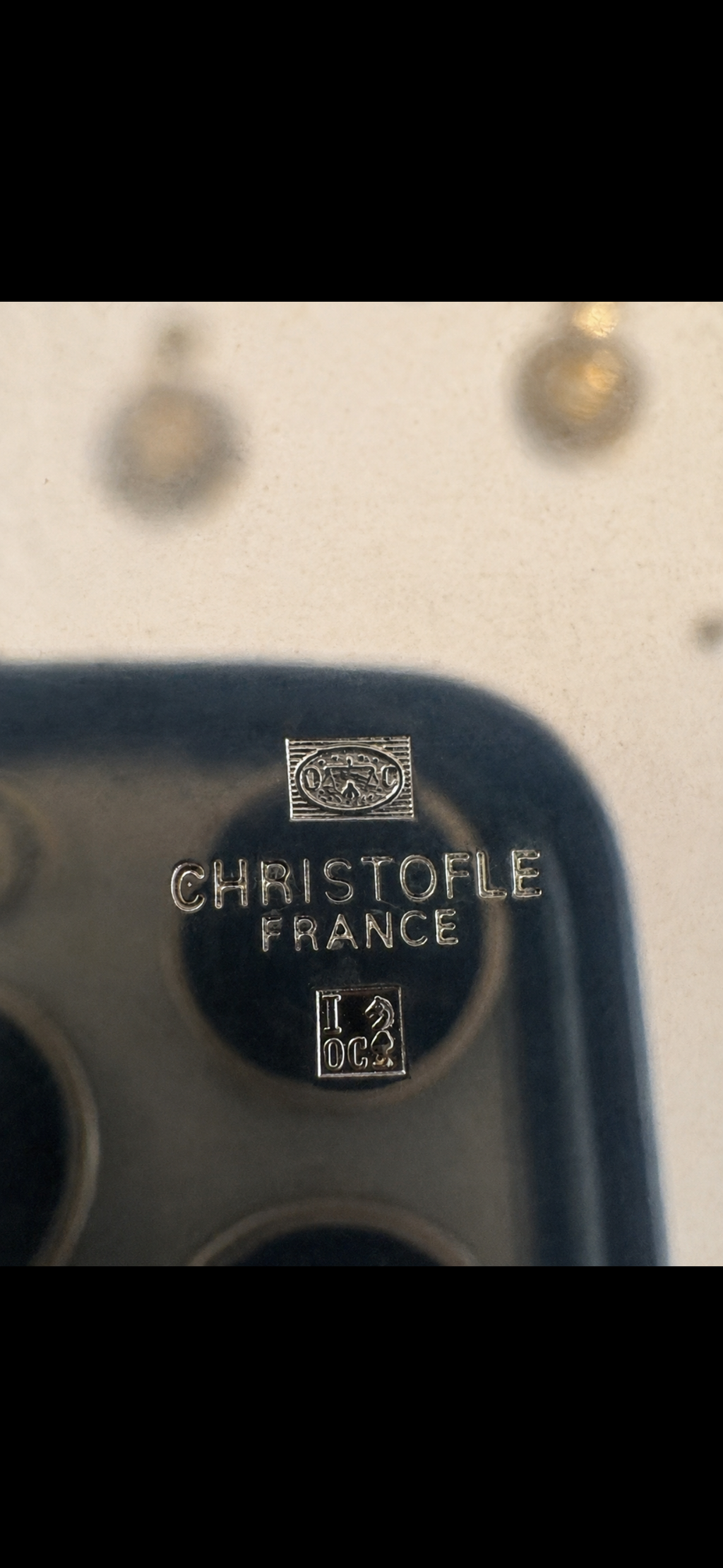 Christofle Malmaison Collection Small Dish – Silver-Plated