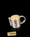 Crémier Christofle modèle Transat, Luc Lanel, orfèvrerie de bord, métal argenté 0,5 L